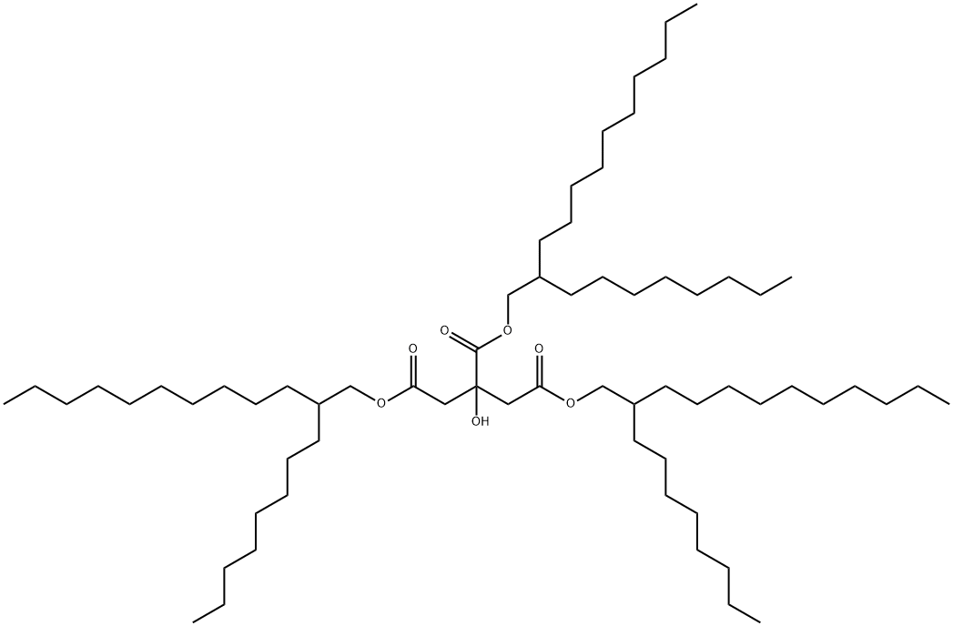 TRIOCTYLDODECYL CITRATE Struktur