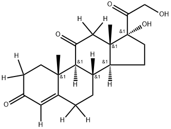 Cortisone-[2H7] Struktur