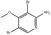 2-PyridinaMine, 3,5-dibroMo-4-Methoxy- Struktur