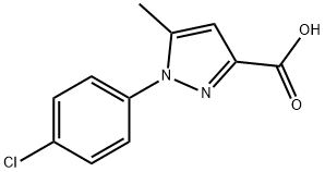 1-(4-CHLORO-PHENYL)-5-METHYL-1H-PYRAZOLE-3-CARBOXYLIC ACID Struktur