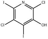 2,5-Dichloro-4,6-diiodopyridin-3-ol Struktur