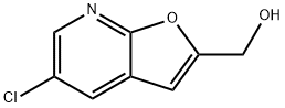 (5-Chlorofuro[2,3-b]pyridin-2-yl)methanol Struktur