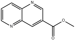 Methyl 1,5-naphthyridine-3-carboxylate Struktur