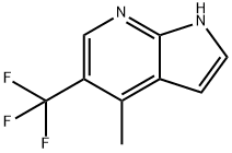 4-Methyl-5-(trifluoromethyl)-1H-pyrrolo[2,3-b]pyridine Struktur