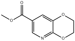 Methyl 2,3-dihydro-[1,4]dioxino[2,3-b]pyridine-7-carboxylate Struktur