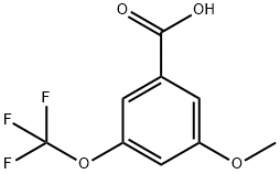 3-Methoxy-5-(trifluoroMethoxy)benzoic acid Struktur