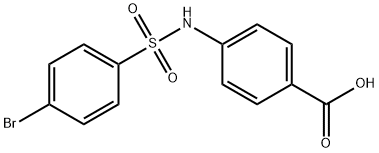 4-(4-BROMO-BENZENESULFONYLAMINO)-BENZOIC ACID Struktur