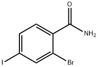 2-bromo-4-iodobenzamide Struktur