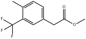 Methyl 2-(4-Methyl-3-(trifluoroMethyl)phenyl)acetate Struktur