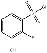 Benzenesulfonyl chloride, 2-fluoro-3-hydroxy- Struktur