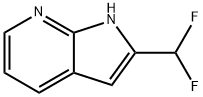 2-(difluoromethyl)-1H-pyrrolo[2,3-b]pyridine Struktur