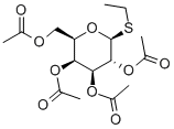 ETHYL 2,3,4,6-TETRA-O-ACETYL-A-D-THIOGALACTOPYRANOSIDE Struktur