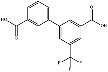 5-(TrifluoroMethyl)-[1,1'-biphenyl]-3,3'-dicarboxylic acid Struktur