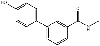 4-[3-(N-MethylaMinocarbonyl)phenyl]phenol Struktur