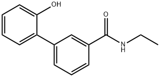 2-[3-(N-EthylaMinocarbonyl)phenyl]phenol Struktur