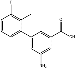 3-AMino-5-(3-fluoro-2-Methylphenyl)benzoic acid Struktur