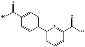 6-(4-Carboxyphenyl)picolinic acid Struktur