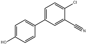 4-(4-Chloro-3-cyanophenyl)phenol Struktur