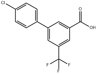 4'-Chloro-5-(trifluoroMethyl)-[1,1'-biphenyl]-3-carboxylic acid Struktur