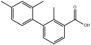 3-(2,4-DiMethylphenyl)-2-Methylbenzoic acid Struktur