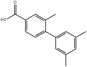 4-(3,5-DiMethylphenyl)-3-Methylbenzoic acid Struktur