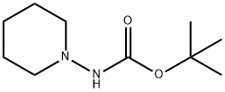 Tert-Butyl piperidin-1-ylcarbamate Struktur