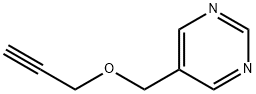 Pyrimidine, 5-[(2-propynyloxy)methyl]- (9CI) Struktur