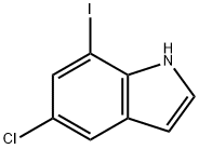 5-Chloro-7-iodoindole Struktur