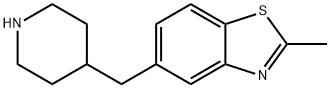 2-Methyl-5-(piperidin-4-ylMethyl)-1,3-
benzothiazole Struktur