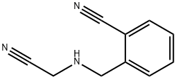 2-[(Cyanomethyl-amino)-methyl]-benzonitrile Struktur