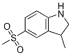 5-Methanesulfonyl-3-Methyl-2,3-dihydro-1H-indole Struktur