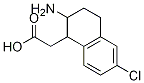 2-(2-aMino-6-chloro-1,2,3,4-tetrahydronaphthalen-1-
yl)acetic acid Struktur