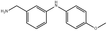 3-(aMinoMethyl)-N-(4-Methoxyphenyl)aniline Struktur