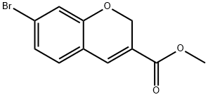 methyl 7-bromo-2H-chromene-3-carboxylate Struktur