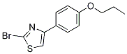 2-broMo-4-(4-propoxyphenyl)-1,3-thiazole Struktur