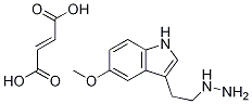 3-(2-hydrazinylethyl)-5-Methoxy-1H-indole fuMarate Struktur