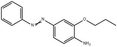 3-N-PROPOXY-4-AMINOAZOBENZENE Struktur