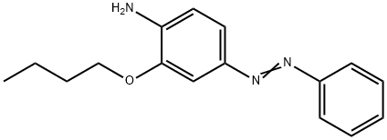 3-N-BUTOXY-4-AMINOAZOBENZENE Struktur