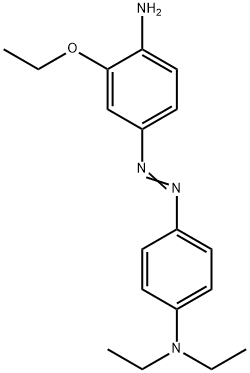 4-((4-AMINO-3-ETHOXYPHENYL)-AZO)-N,N-DIETHYLANILINE Struktur