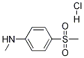 N-Methyl-4-(Methylsulfonyl)aniline hydrochloride Struktur