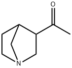 Ethanone, 1-(1-azabicyclo[2.2.1]hept-3-yl)- (9CI) Struktur