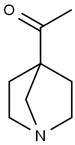 Ethanone, 1-(1-azabicyclo[2.2.1]hept-4-yl)- (9CI) Struktur