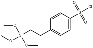 2-(4-CHLOROSULPHONYLPHENYL)ETHYLTRIMETHOXYSILANE50% IN METHYLENE CHLORIDE Struktur