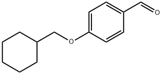 4-(cyclohexylmethoxy)benzaldehyde Struktur