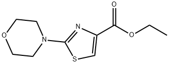 ethyl 2-morpholino-1,3-thiazole-4-carboxylate Struktur