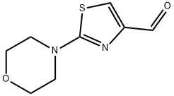 2-Morpholin-4-yl-1,3-thiazole-4-carboxaldehyde Struktur