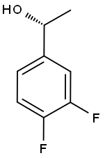 (R)-3,4-Difluoro-alpha-methylbenzyl alcohol Struktur