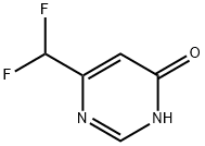 4(1H)-Pyrimidinone, 6-(difluoromethyl)- (9CI) Struktur