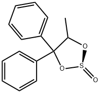 (2R,5S)-5-Methyl-4,4-diphenyl-1,3,2-dioxathiolane Struktur