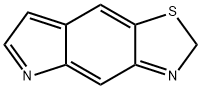 2H-Pyrrolo[2,3-f]benzothiazole(9CI) Struktur